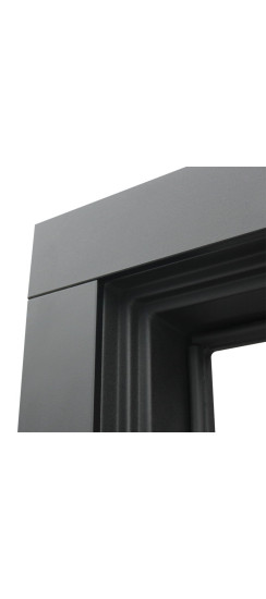 Стальная дверь "Бриг с зеркалом" | Порошковое покрытие 