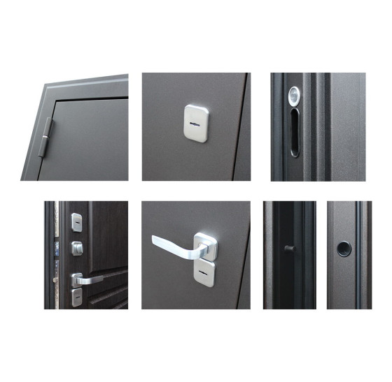 Стальная дверь "Сибирь" (терморазрыв 3к) | Два слоя покрытия: первый слой - цинкогрунт, второй слой - порошковое покрытие 