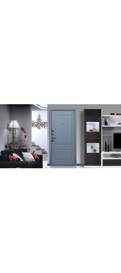 Стальная дверь "Ювентус" | Порошковое покрытие 