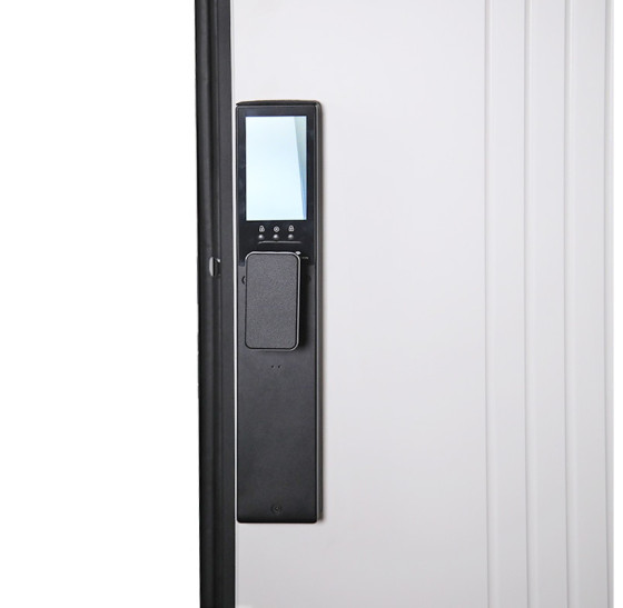 Стальная дверь «Конструктор» (биометрический замок Smart lock Y12) | Порошковое покрытие 