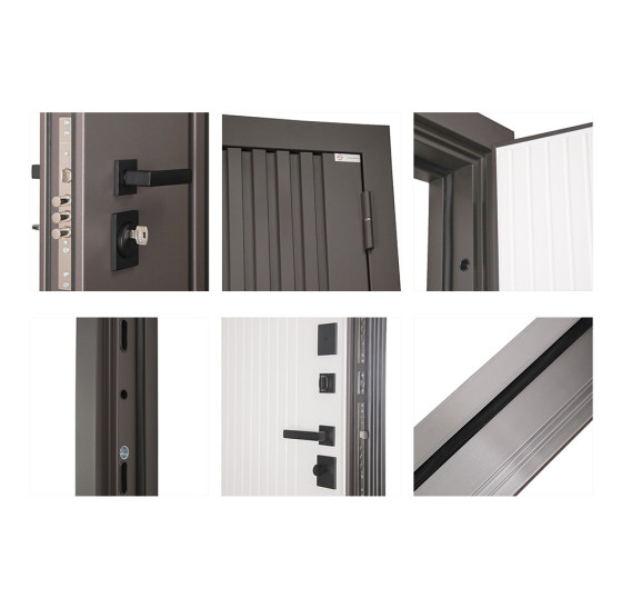 Стальная дверь "Arteon" (терморазрыв 3к) | Два слоя покрытия металла: первый слой - цинкогрунт, второй слой - порошковое покрытие 