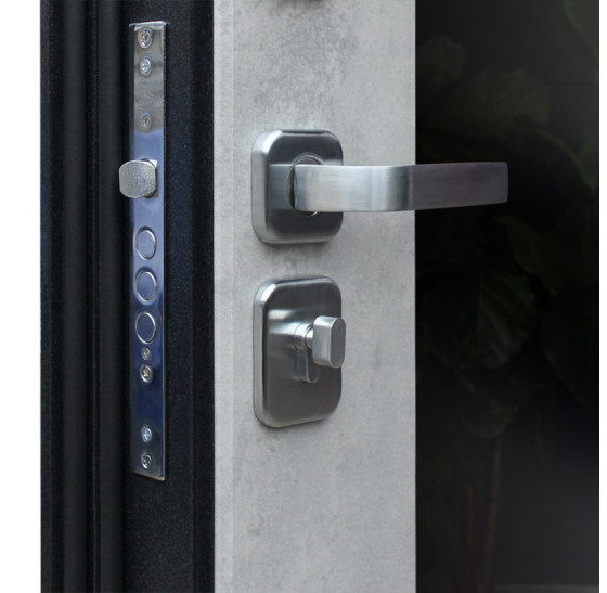 Стальная дверь "Спартак Б" с зеркалом | Порошковое покрытие 