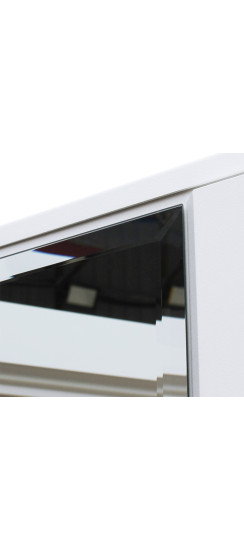 Стальная дверь "Ливерпуль с зеркалом" | Порошковое покрытие 