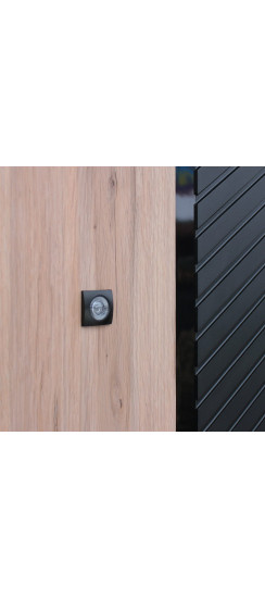 Стальная дверь "Фрегат" с зеркалом | Порошковое покрытие 