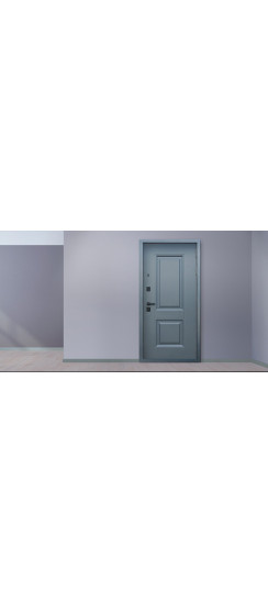 Стальная дверь "Ювентус" с зеркалом | Порошковое покрытие 