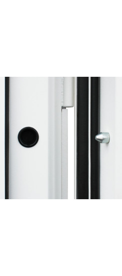 Стальная дверь "Ливерпуль с зеркалом" | Порошковое покрытие 