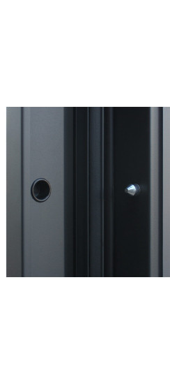 Стальная дверь "Гермес" Неоклассика с зеркалом "Elit" | Порошковое покрытие 