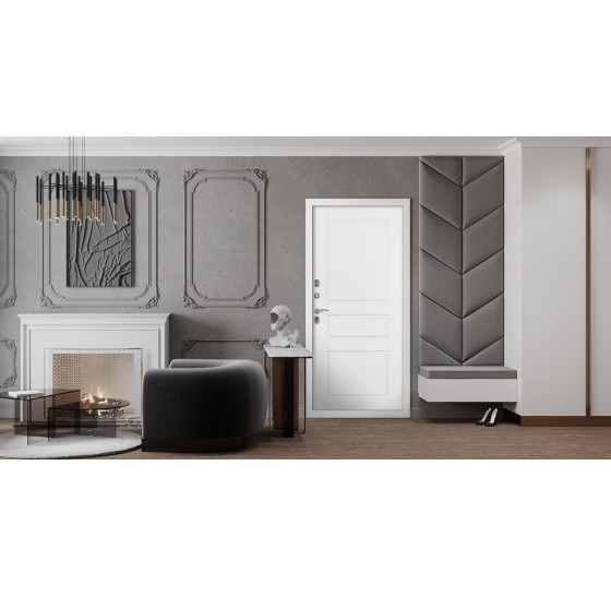 Стальная дверь "Антарктида" (терморазрыв 3к) | Порошковое покрытие 