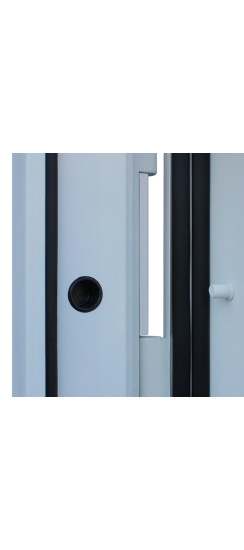 Стальная дверь "Эверест" с зеркалом | Порошковое покрытие 