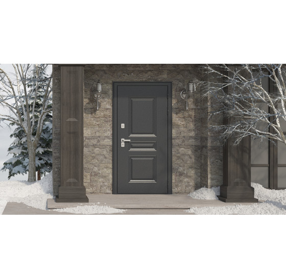 Стальная дверь "Диксон" (терморазрыв 3к) | Порошковое покрытие 