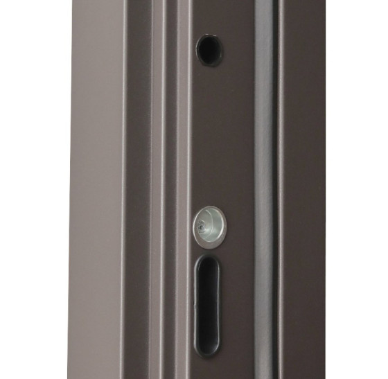 Стальная дверь "Arteon" с окном (терморазрыв 3к) | Два слоя покрытия металла: первый слой - цинкогрунт, второй слой - порошковое покрытие 