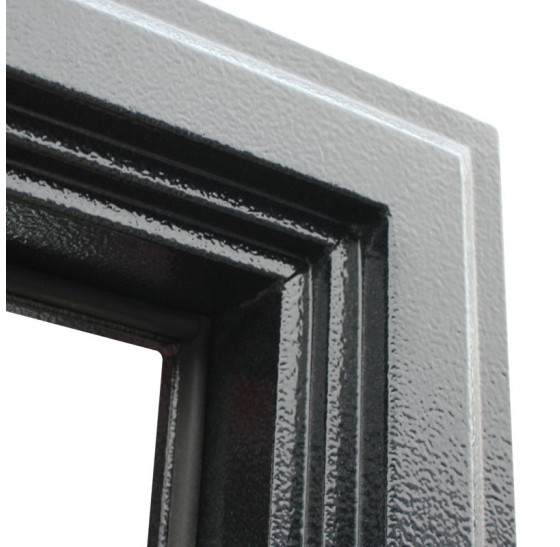 Стальная дверь "Спартак Б" с зеркалом | Порошковое покрытие 