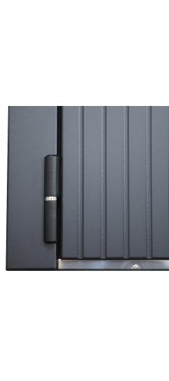 Стальная дверь "Вертикаль" | Порошковое покрытие 