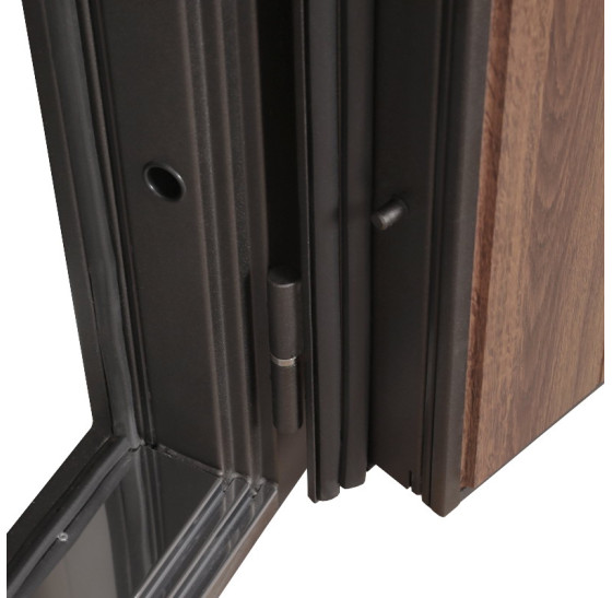 Стальная дверь "Аляска" (терморазрыв 3к) | Два слоя покрытия: первый слой - цинкогрунт, второй слой - порошковое покрытие  