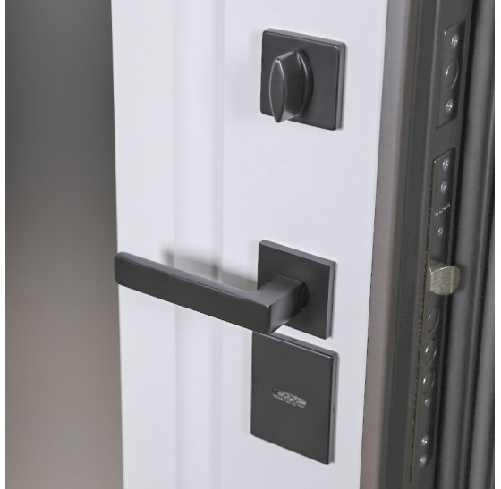 Стальная дверь Норильск с зеркалом (терморазрыв 3к) | Порошковое покрытие 