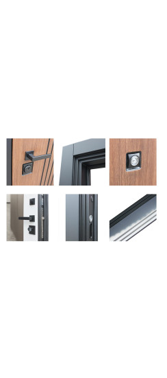 Стальная дверь "Velvet" с зеркалом | Порошковое покрытие 