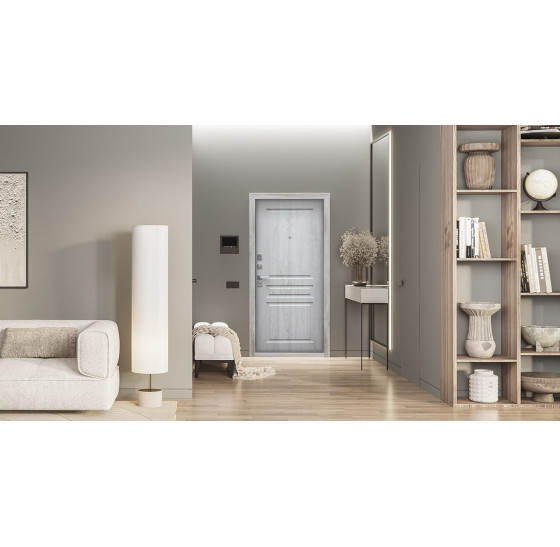 Стальная дверь "Сибирь" (терморазрыв 3к) | Два слоя покрытия: первый слой - цинкогрунт, второй слой - порошковое покрытие 