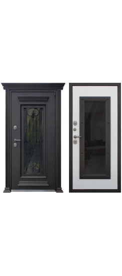 Стальная дверь "Grand Luxe" | Два слоя покрытия полотна и коробки: первый слой - цинкогрунт, второй слой - порошковое покрытие 