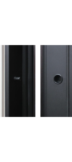 Стальная дверь "Дуэт" с зеркалом | Порошковое покрытие 