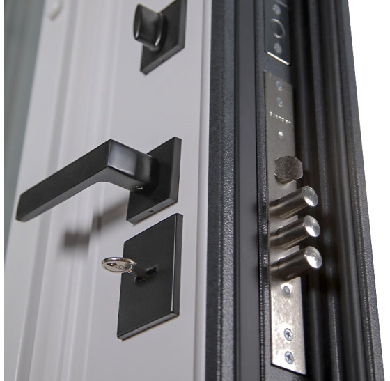 Стальная дверь Арктика с окном (терморазрыв 3к) | Два слоя покрытия: первый слой - цинкогрунт, второй слой - порошковое покрытие. Цвет 