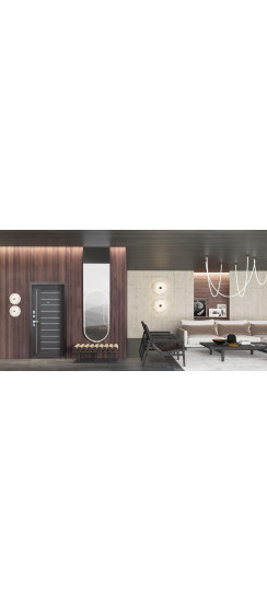 Стальная дверь "Дуэт" | Порошковое покрытие 