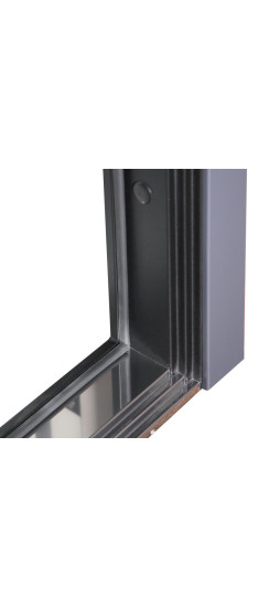 Стальная дверь "Вертикаль" | Порошковое покрытие 