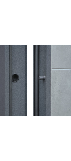 Стальная дверь «Байкал» (двустворчатая) | Порошковое покрытие 