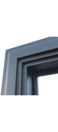 Стальная дверь "Ювентус" с зеркалом | Порошковое покрытие 