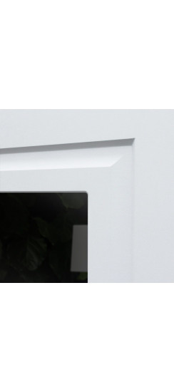 Стальная дверь "Комфорт" с зеркалом | Порошковое покрытие 