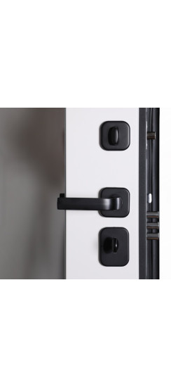 Стальная дверь "Solana" с зеркалом | Порошковое покрытие 