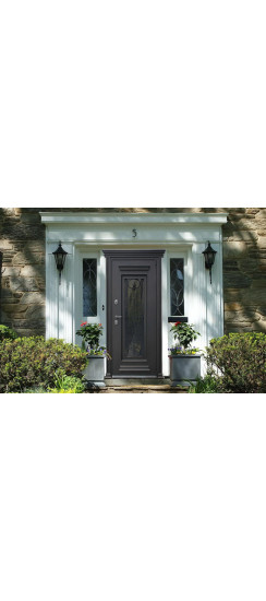 Стальная дверь "Grand Luxe" | Два слоя покрытия полотна и коробки: первый слой - цинкогрунт, второй слой - порошковое покрытие 