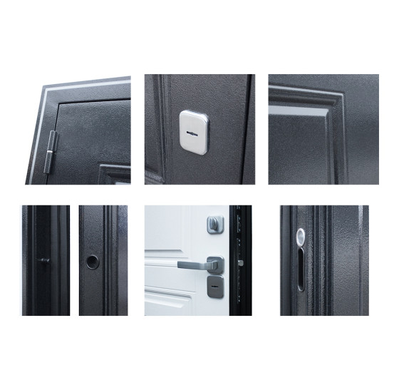 Стальная дверь "Диксон" (терморазрыв 3к) | Порошковое покрытие 