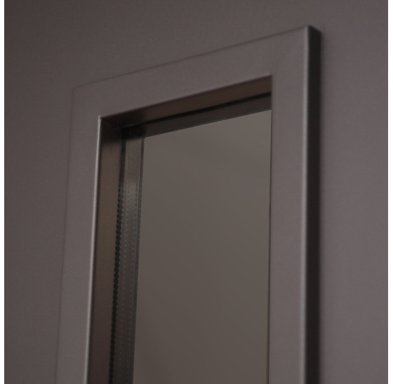 Стальная дверь "Arteon" с окном (терморазрыв 3к) | Два слоя покрытия металла: первый слой - цинкогрунт, второй слой - порошковое покрытие 