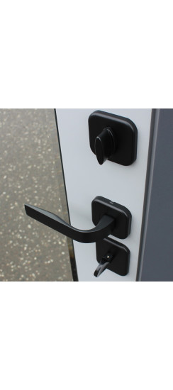 Стальная дверь "Манчестер" с зеркалом | Порошковое покрытие 