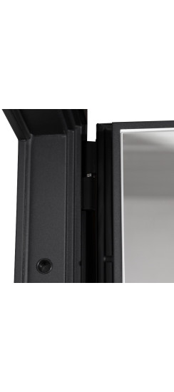 Стальная дверь "Solana" с зеркалом | Порошковое покрытие 