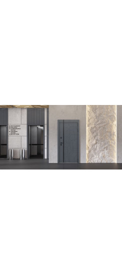 Стальная дверь "Forest" с зеркалом | Порошковое покрытие 