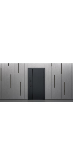 Стальная дверь "Ньюкасл" с зеркалом | Порошковое покрытие 