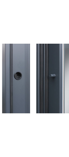 Стальная дверь "Барселона" с зеркалом | Порошковое покрытие 