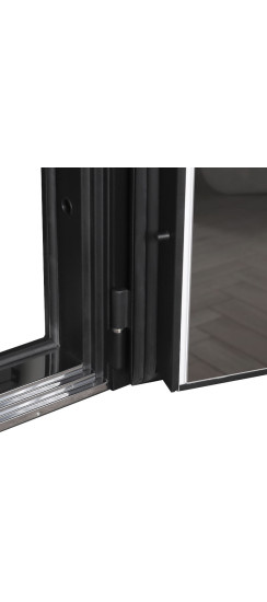 Стальная дверь «Конструктор» с зеркалом | Порошковое покрытие 