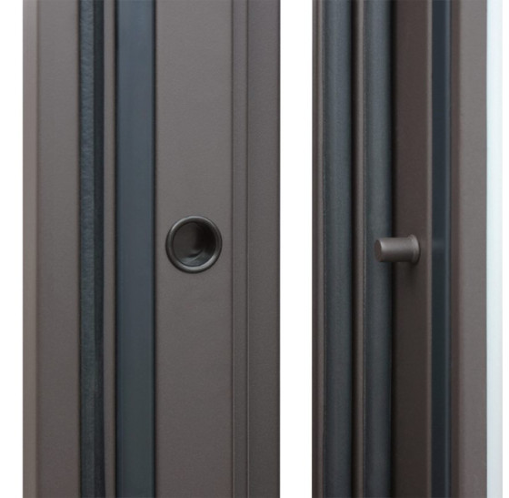 Стальная дверь "Тундра" с окном (терморазрыв 3к) | Два слоя покрытия: первый слой - цинкогрунт, второй слой - порошковое покрытие (цвет 