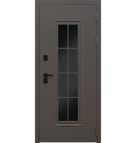 Стальная дверь "Тундра" с окном (терморазрыв 3к)