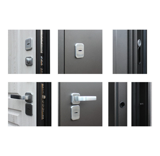 Стальная дверь "Сибирь" (терморазрыв 3к) | Два слоя покрытия: первый слой - цинкогрунт, второй слой - порошковое покрытие 