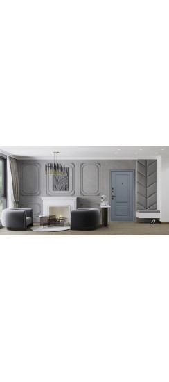 Стальная дверь "Гермес Неоклассика" | Порошковое покрытие 