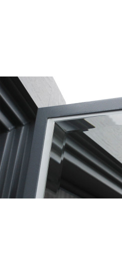 Стальная дверь "Манчестер" с зеркалом | Порошковое покрытие 