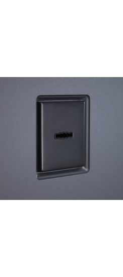 Стальная дверь "Вертикаль" с зеркалом | Порошковое покрытие 