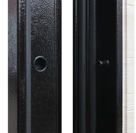 Стальная дверь "Спартак" с зеркалом | Порошковое покрытие 