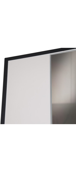 Стальная дверь "Вертикаль" с зеркалом | Порошковое покрытие 