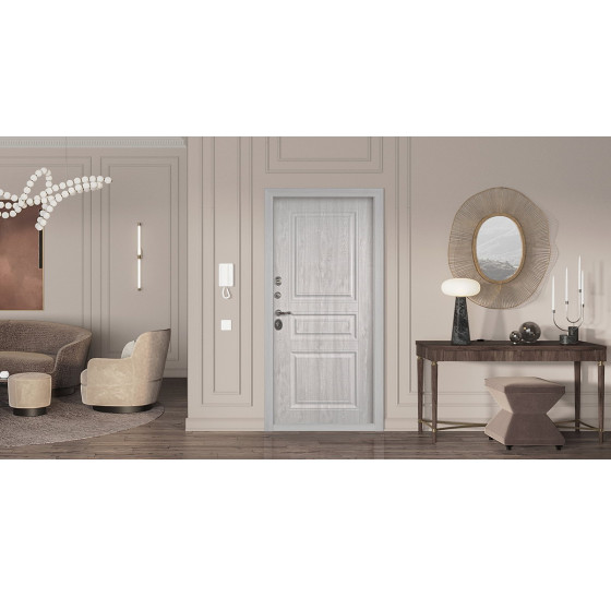 Стальная дверь "Аляска" (терморазрыв 3к) | Два слоя покрытия: первый слой - цинкогрунт, второй слой - порошковое покрытие  