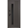 Стальная дверь "Arteon" с окном (терморазрыв 3к) | Два слоя покрытия металла: первый слой - цинкогрунт, второй слой - порошковое покрытие 