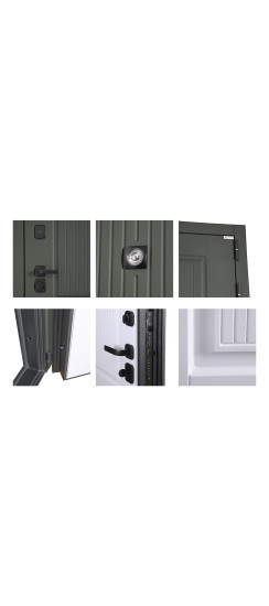 Стальная дверь "Scandi" | Порошковое покрытие 